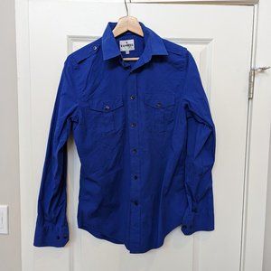 Express Blue MK2 Fitted Button down shirt